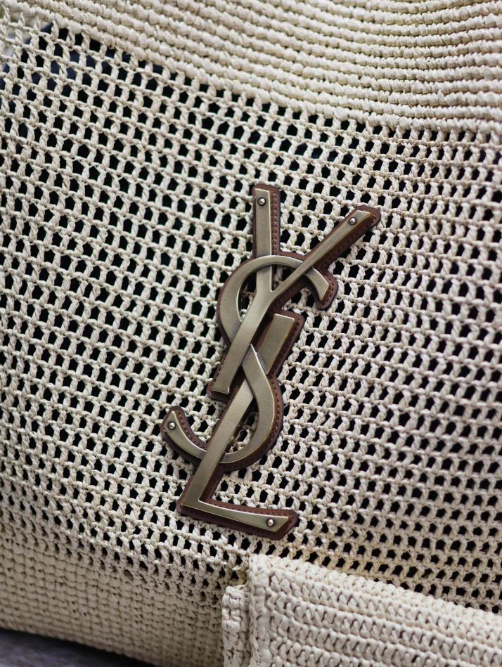Borsa shopping SAINT LAURENT ICARE in tessuto