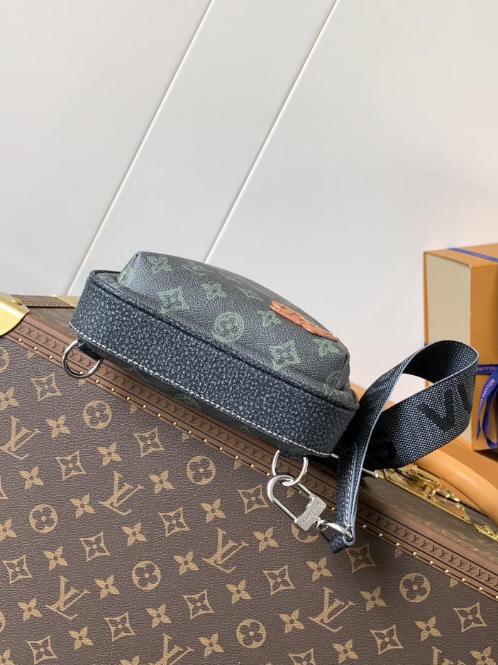 borsa a tracolla AVENUE con chip di transcodifica dell’ordine originale con fiore verde serigrafato