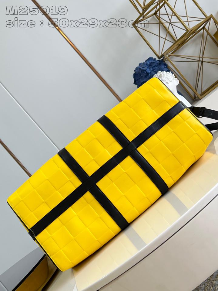 Borsone da viaggio Keepall Bandoulière 50 giallo