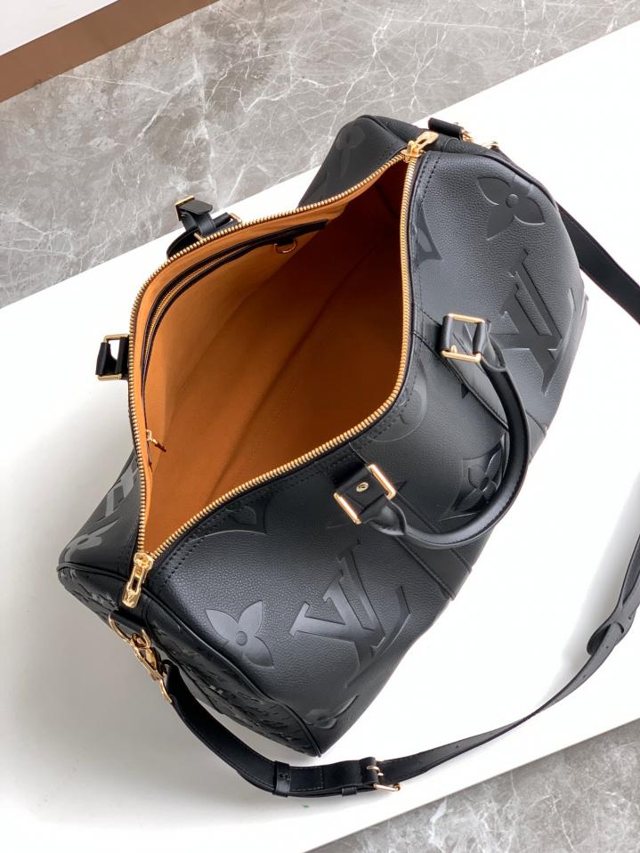 Louis Vuitton top chip dinamico hardware semi-acciaio originale M45532 Borsa da viaggio Keepall BANDOULIÈRE 45