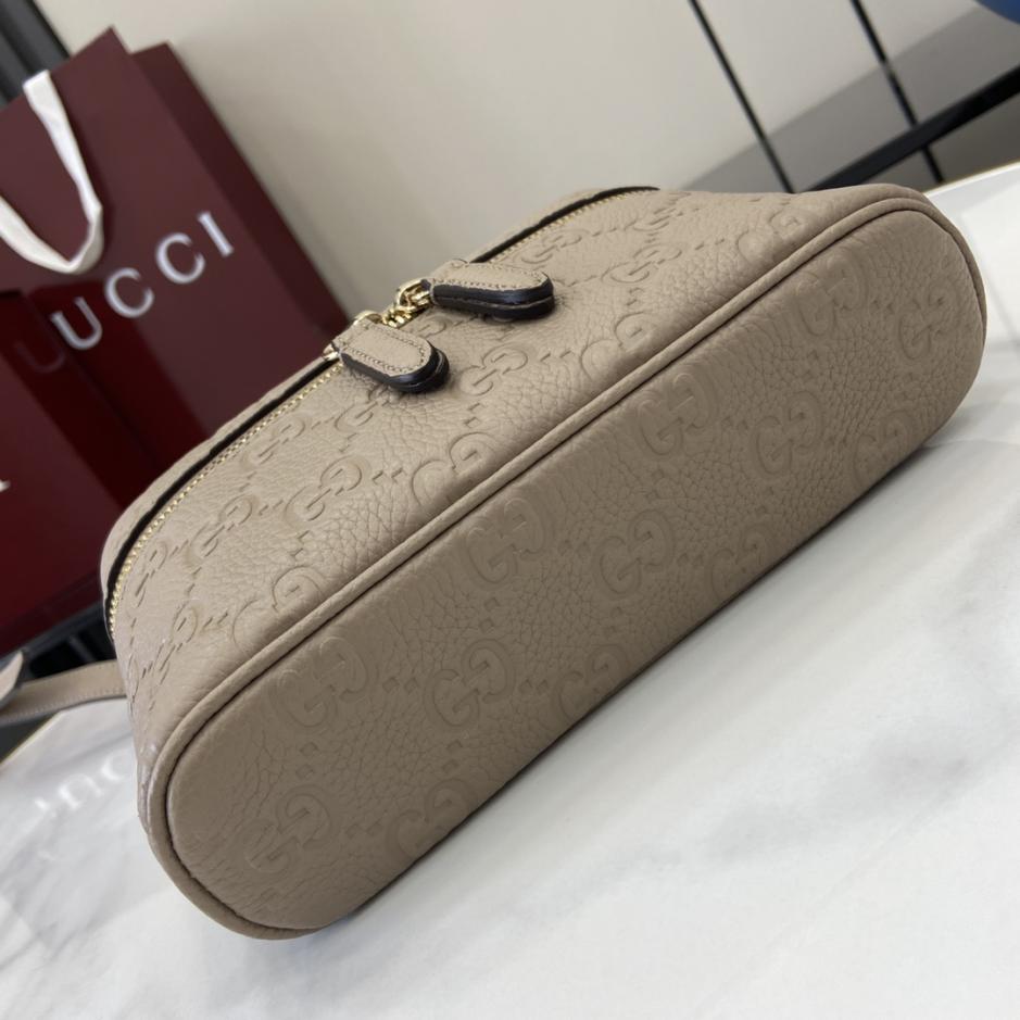 [Con set completo di confezione originale in scatola verde] Borsa super mini serie Gucci GG Emblem