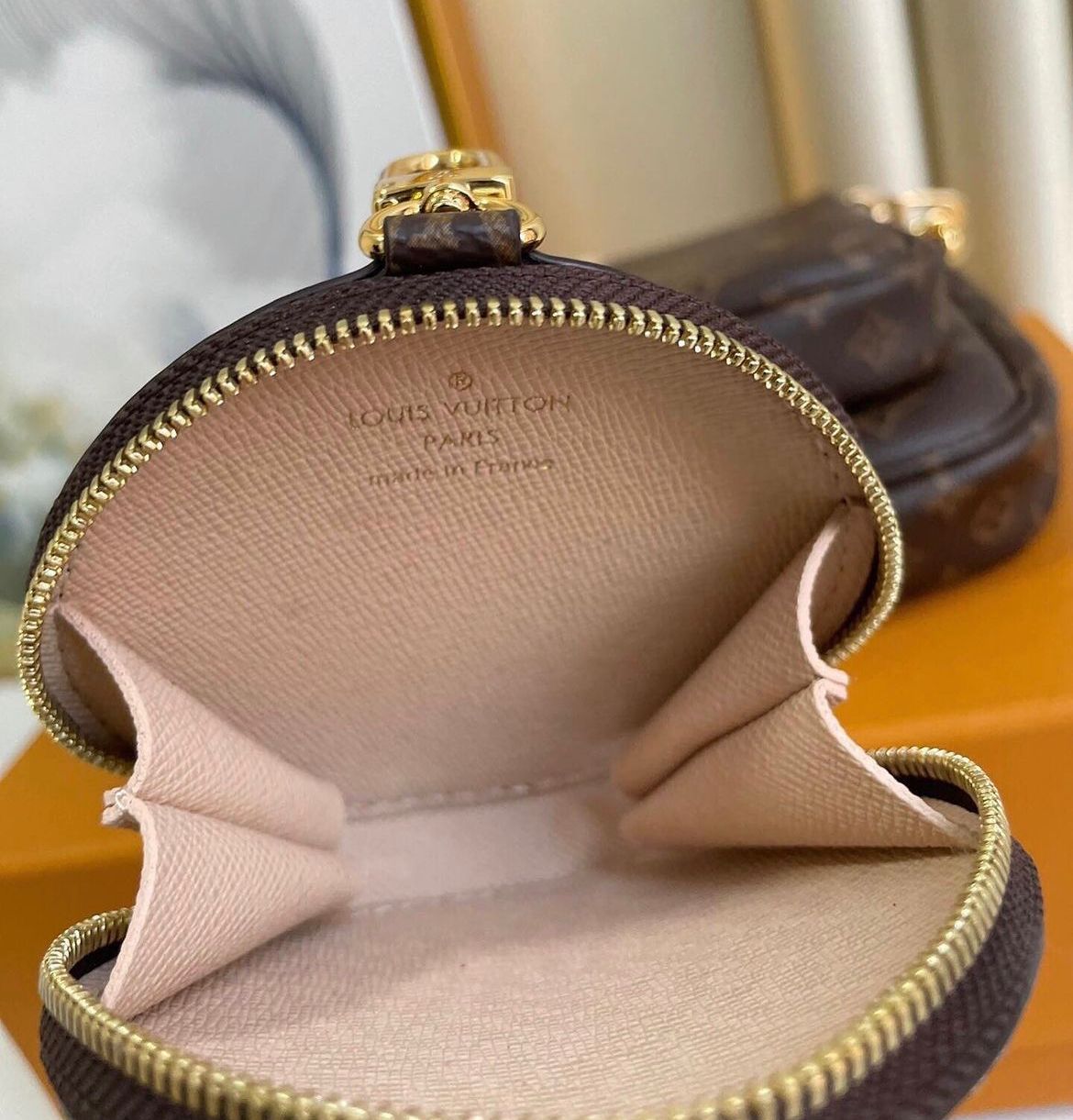 Multi Pochette Accessoires - Tela Monogram Blu elettrico