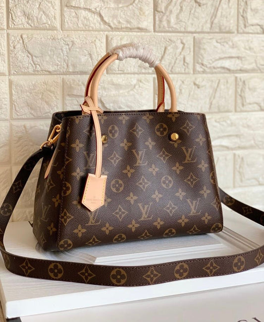 LV Montaigne BB in Tela Monogram