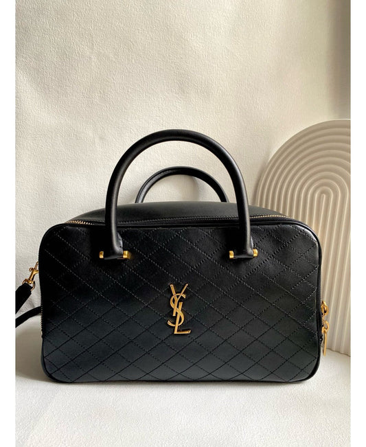 DUFFLE BAG LYIA IN PELLE DI AGNELLO TRAPUNTATA YSL